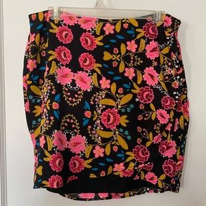 Express Floral Skirt